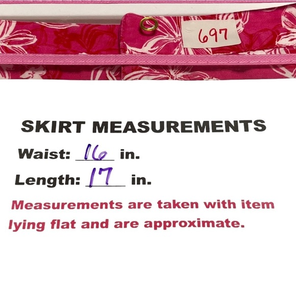 Crazy Horse A Liz Claiborne Co. 100% Cotton Pink/Red Floral Skort Skirt - Picture 13 of 14